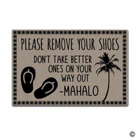 funny printed doormat entrance floor mat please remove your shoes dont take better ones on your way out non slip 23 6 x 15 7 in
