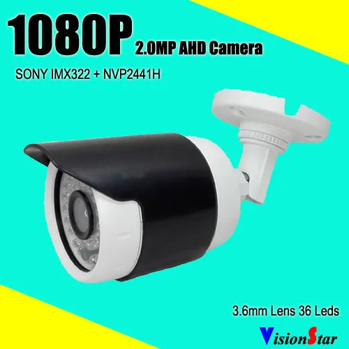 Милый маленький пуля домой камеры безопасности 1080 P AHD Sony imx322 с экранного меню 3.6