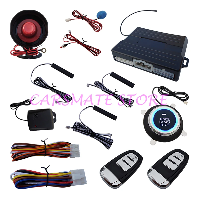 PKE Автомобильная сигнализация умный ключ автомобильная система безопасности