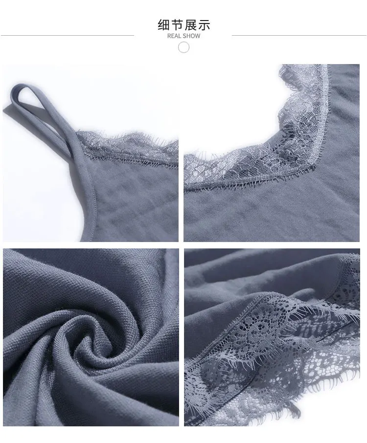 Женский кружевной топ с v образным вырезом летняя пикантная универсальная майка