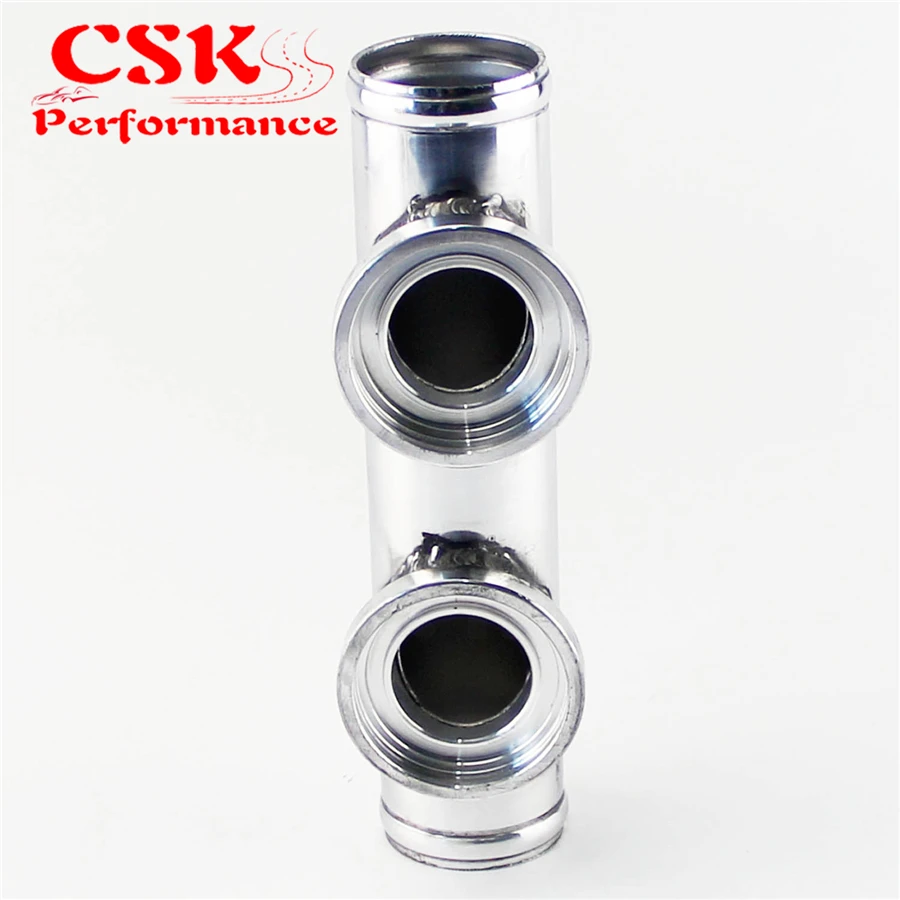 Универсальный двойной Впускной выдувной Клапан адаптер Фланцевая труба 2 &quot50 мм