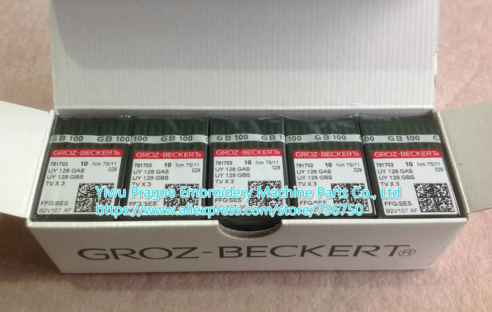 500 шт. оригинальные швейные иглы Groz Beckert 128 GBS 1280 149X3 149X31 TVX3 предложенные компанией