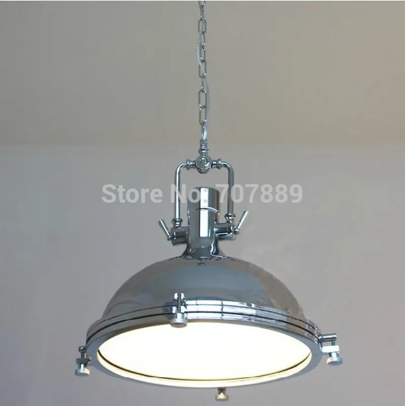 Винтажный железный подвесной светильник Roberts металлический постиндустриальный