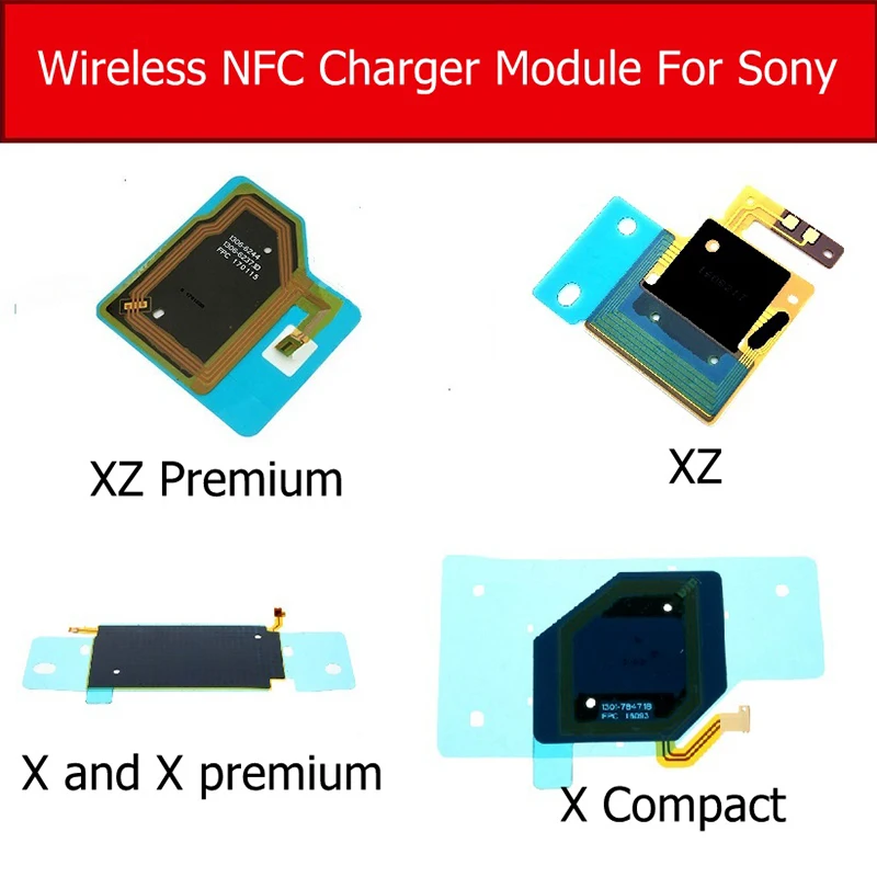 Задняя крышка Беспроводная зарядка NFC Антенна Чип для Sony Xperia X/X Premium/X Compact /XZ