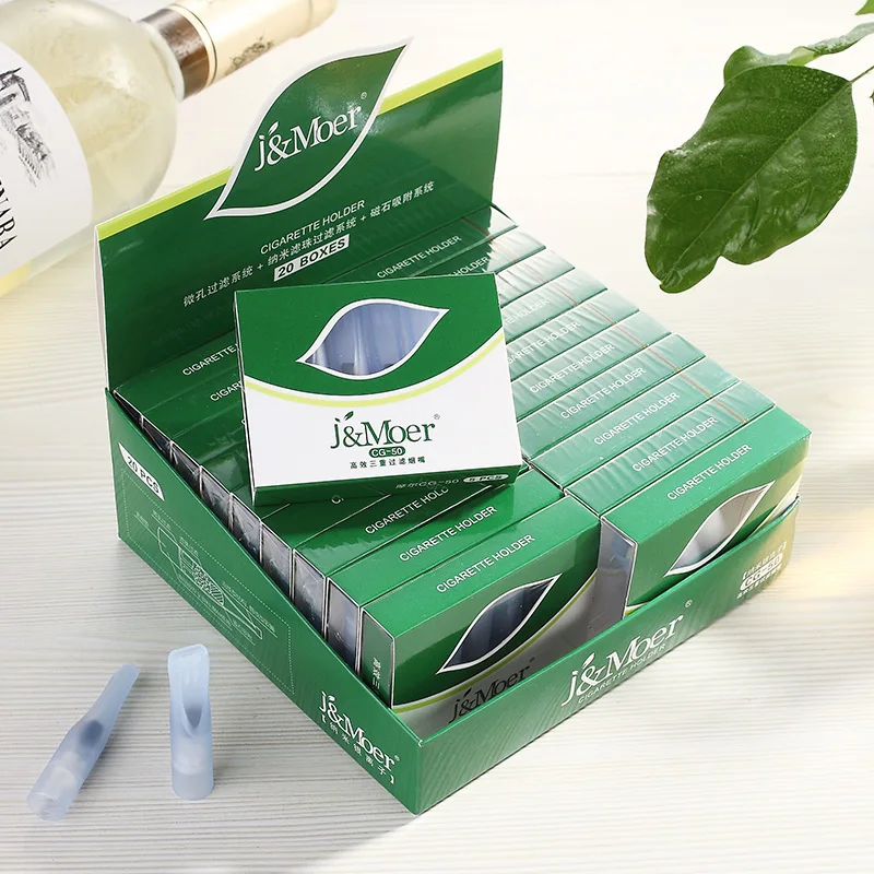 Одноразовые мундштуки для смолы 100 шт. уменьшения риска плохого дыхания рака