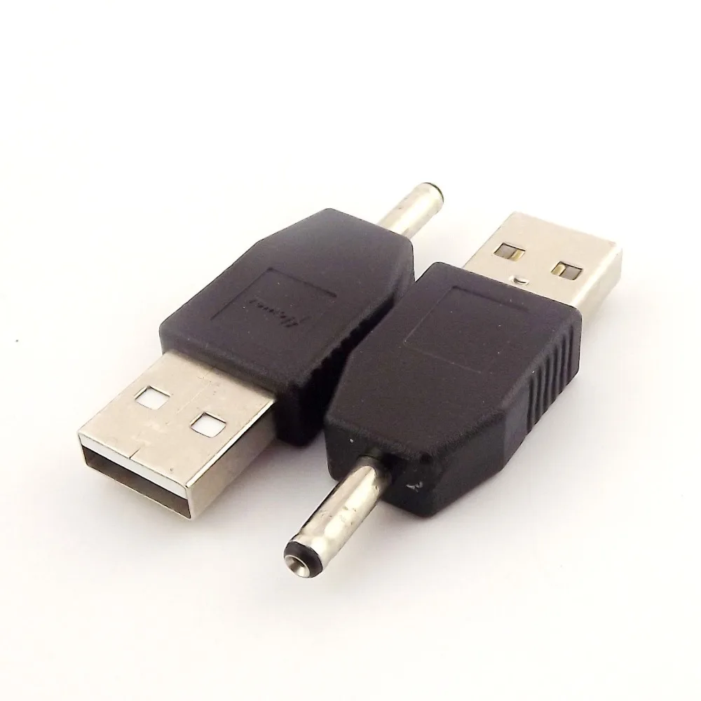 1 шт. USB 2 0 A штекер до 3 5 мм x 35 В DC адаптер питания разъем |
