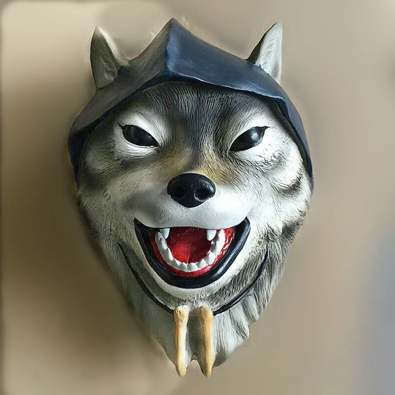 Ажурная маска миллера для игр в мафию волки луна деревня | Дом и сад