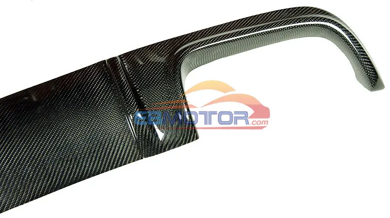 3K настоящее углеродное волокно задний дополнительный бампер диффузор для Benz W219