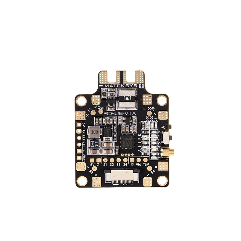 Matek System F4 F405 мини Контроллер полета встроенное OSD 32 K Gyro M Flash 20x20mm для
