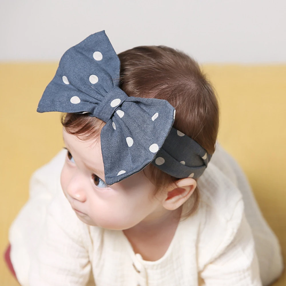 Kids Girls Headband Rabbit Bow Ear Hairband Children Headwear Turban Knot Head Wraps Casual Apparel Accessories | Детская одежда и