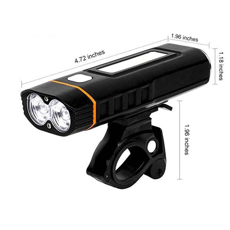 4000LM возможность зарядки при помощи разъема USB головной светильник 2LED