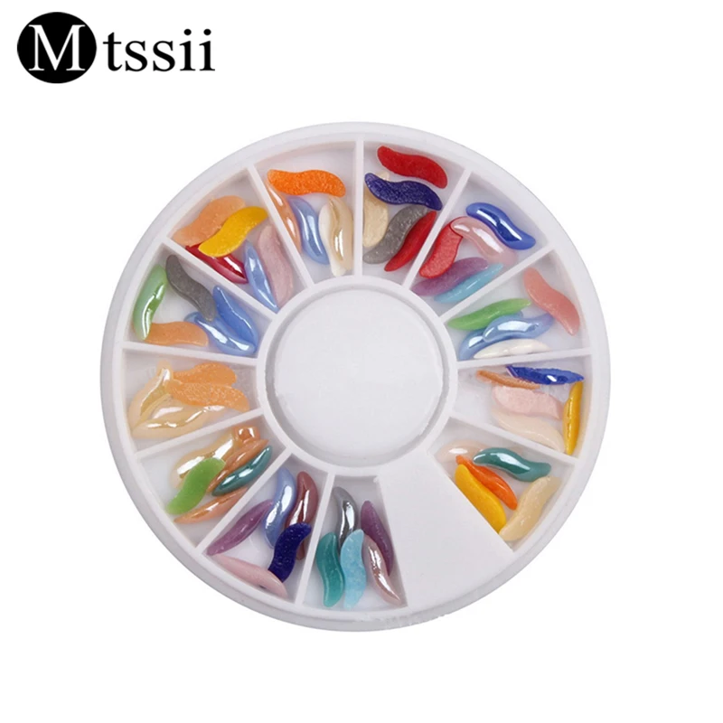 Mtssii S Форма керамики Стразы для ногтей красочные Nail Книги по искусству украшения