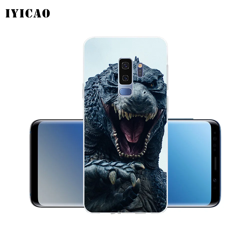 IYICAO Godzilla 2 movie Soft Silicone Phone Case for Samsung Galaxy S10e S10 S9 S8 Plus S7 Edge TPU Cover | Мобильные телефоны и