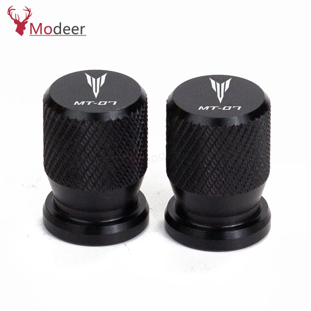 

For YAMAHA MT07 MT-07 MT 07 all year Motorcycle Accessories Wheel Tire Valve caps CNC Aluminum Airtight cover 2017 2018 2019