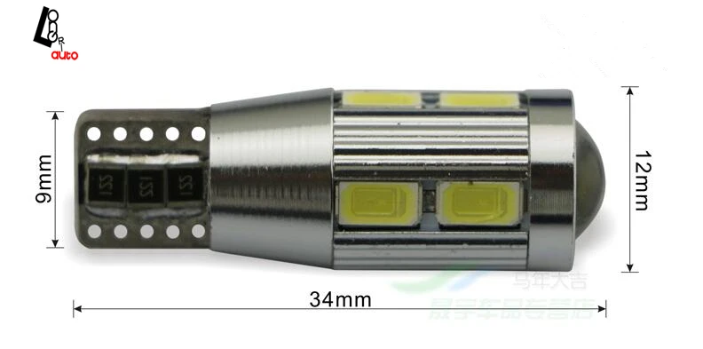 Автозапчасти общего использования 2X194 W5W 5630 Светодиодный 10 SMD лампочка фонарь|light