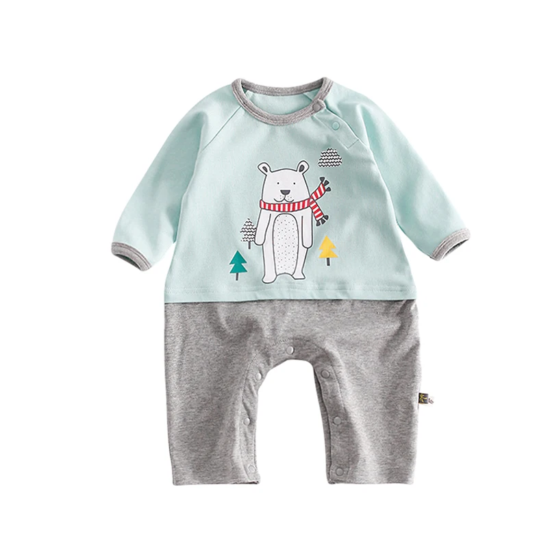Newborn Cartoon Bear Cotton Infant Jumpsuit Long Sleeve Baby Clothing Autumn Spring Kids Rompers Children Girls Boys Clothes |