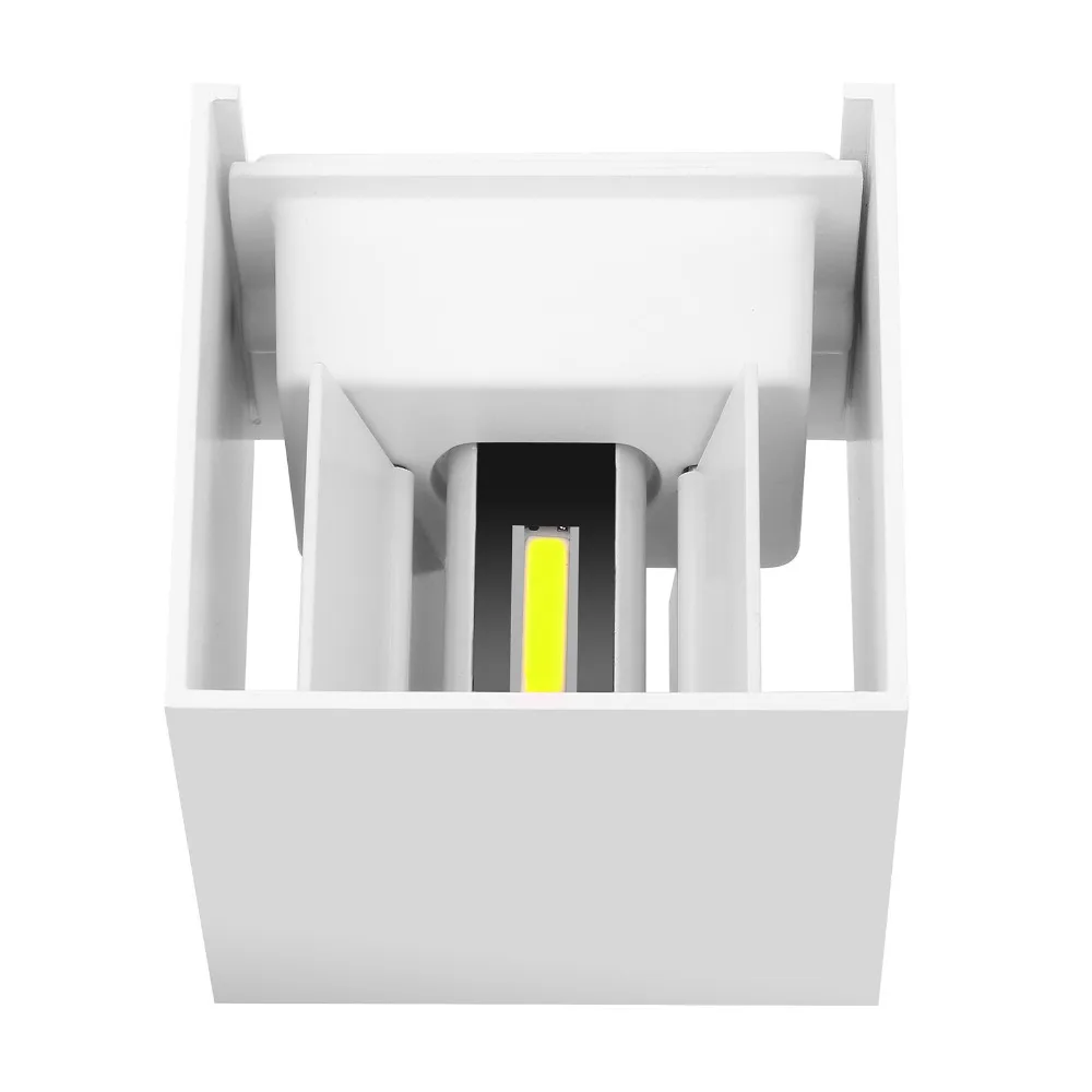 Алюминиевый куб 220 В перем. Тока водонепроницаемый светодиодный настенный