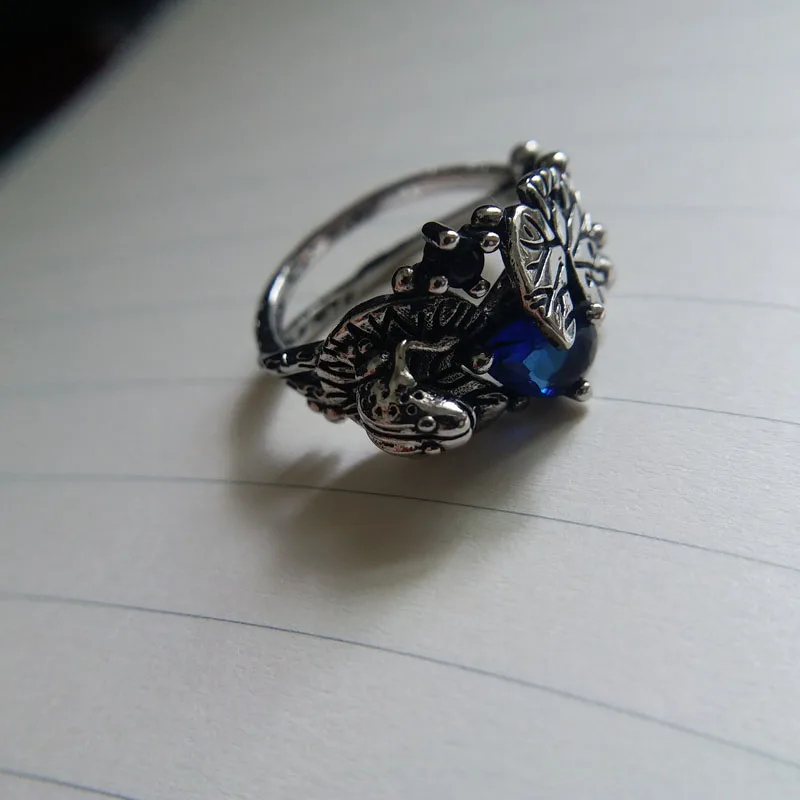 Женские винтажные кольца с лягушкой lotus посеребренные фианитами в стиле ретро