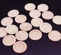 300pcs natural wood 23mm wood glass cabochons settings tray size 15mm wood bezel blanks new choice for pendant or gift idea