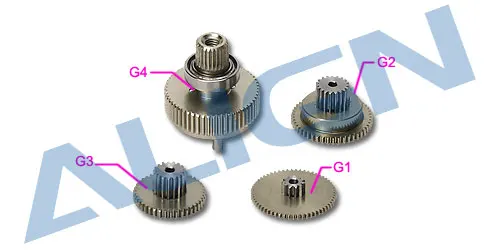 Align Trex DS655 Servo Gear Set HSP65502 Spare Parts Free Shipping with Tracking | Игрушки и хобби