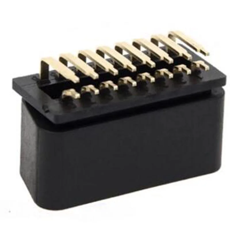 Высокое качество Универсальный 16Pin 16 Pin EOBD2 OBDii OBD II OBD2 J1962 разъем штекер Адаптер 1 шт