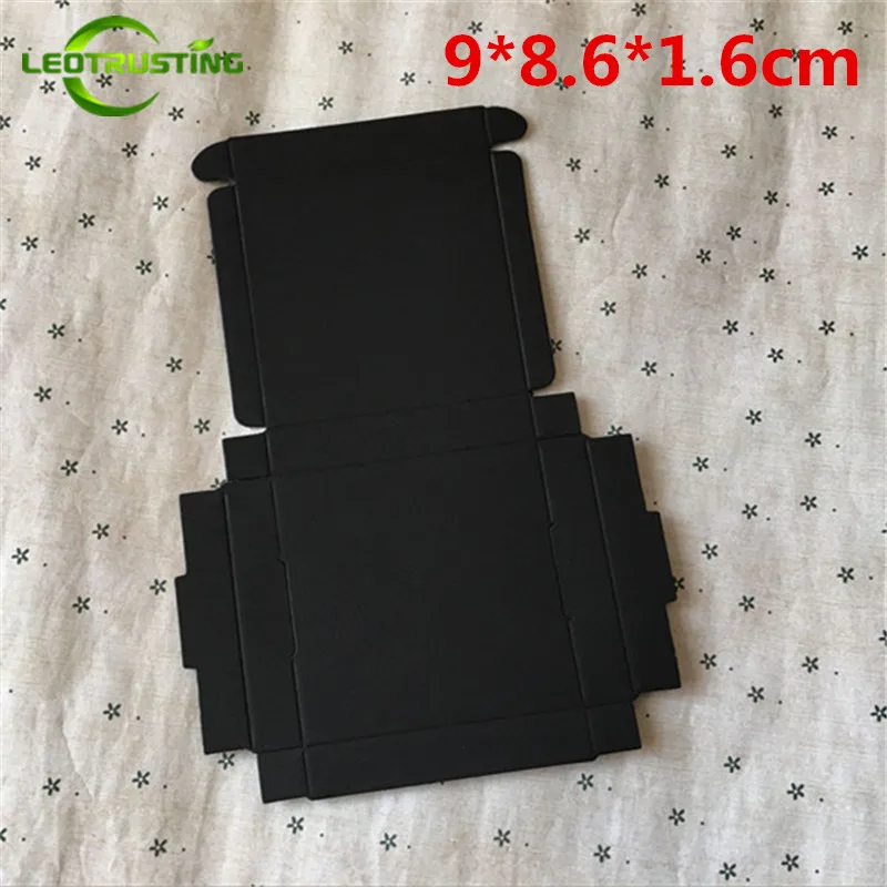 Black Cardboard Paper Gift Packaging Box Handmade Wedding Paper Boxes