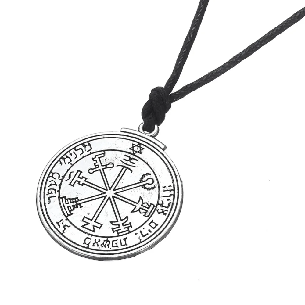 my shape 1 piece Talisman for Good Luck Key of Solomon Pentacle Seal necklace | Украшения и аксессуары
