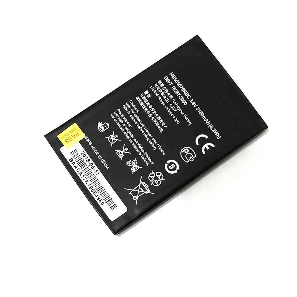 2150mAh HB505076RBC литий ионный аккумулятор для телефона Huawei G606 G610 G610S G700 G710 G716 A199 C8815 Y600D U00