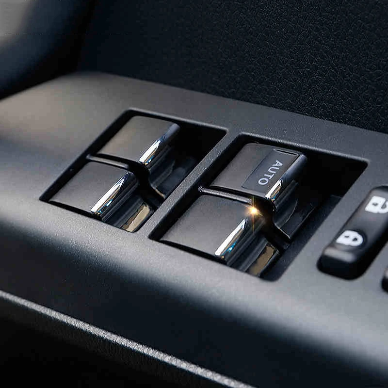 7 шт. хромированная крышка для дверных и оконных выключателей накладка на кнопки