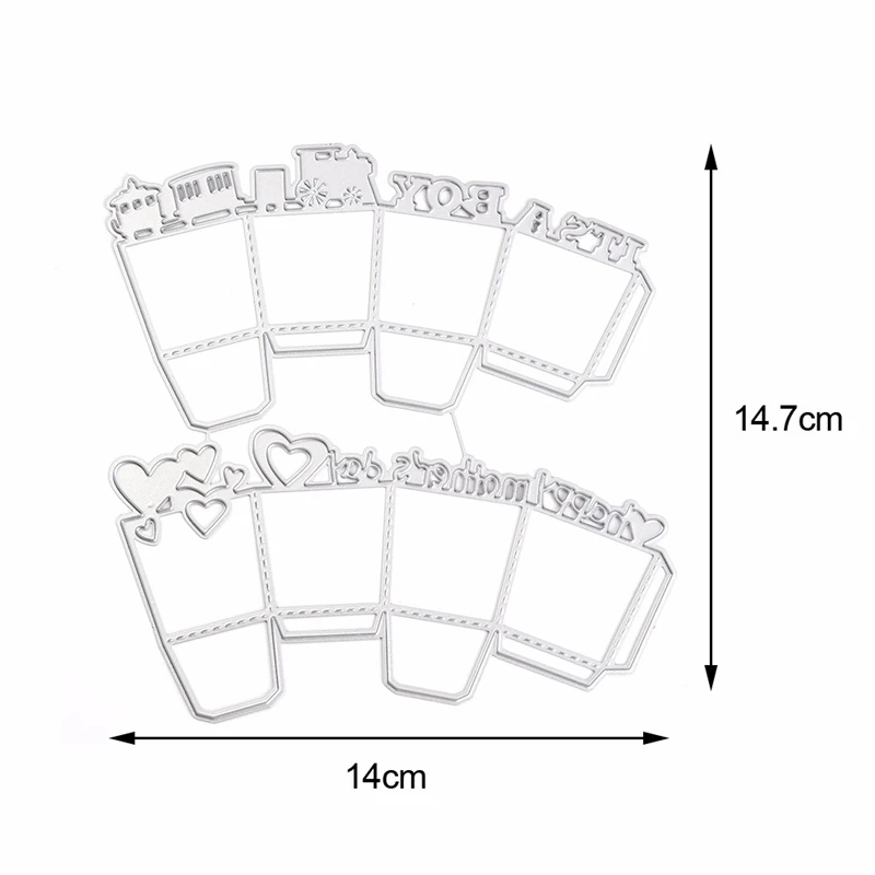 Коробка конфет металлические трафареты для пресс формы DIY штампы скрапбукинга