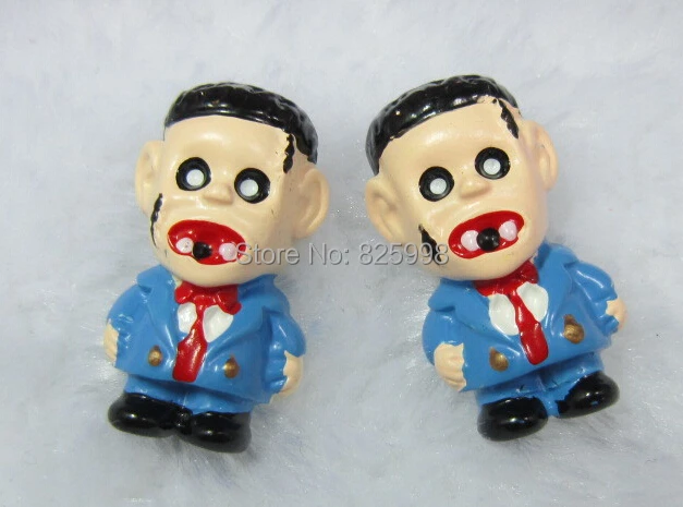 Hallowmas Jewelry 26*15mm Decoden Halloween Ghost Figures Resin Cabochon DIY Phone Beauty Flatback 50pcs/lot Free Ship |