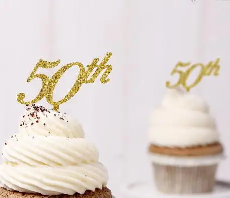 

custom number Glitter Anniversary Cupcake Toppers Food Picks Bachelorette Wedding Bridal Engagement Lingerie Party