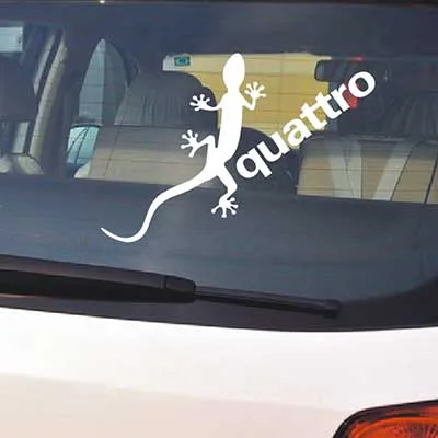 Стикер для автомобиля Gecko quattro Стайлинг наклейка ноутбука мотоцикла скейтборда