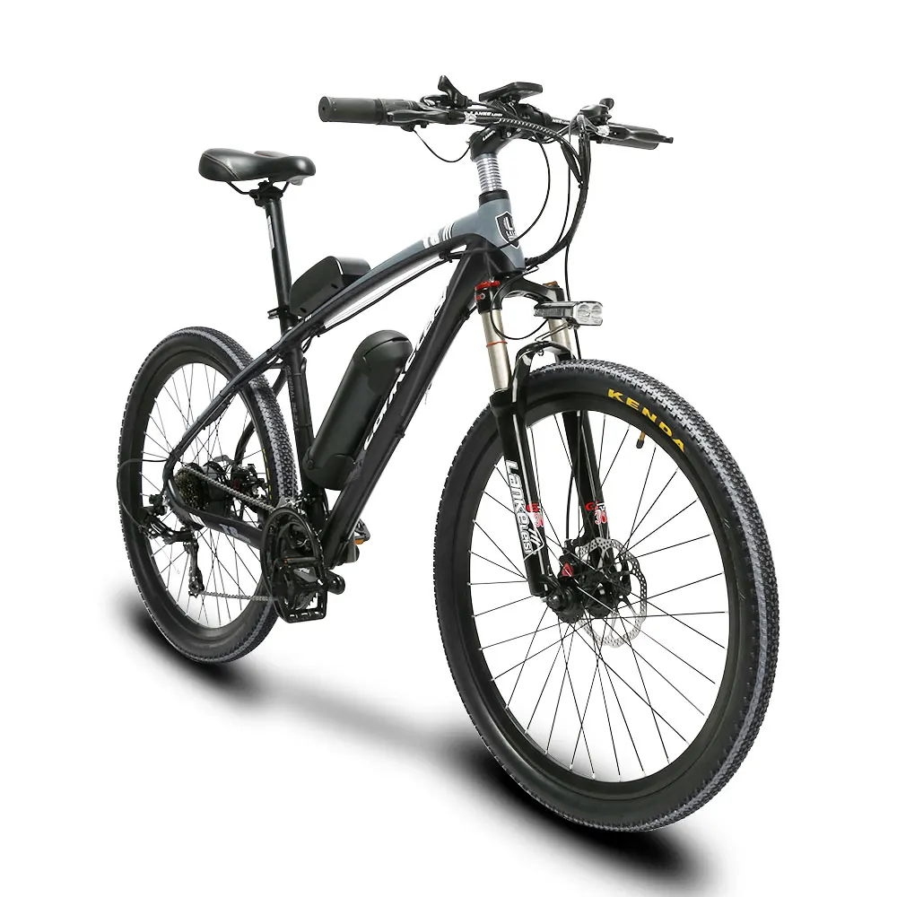 Lankeleisi MX3.8 e велосипед Ман 21 скорость Электрический 250 Вт 48 В дисковые тормоза серый