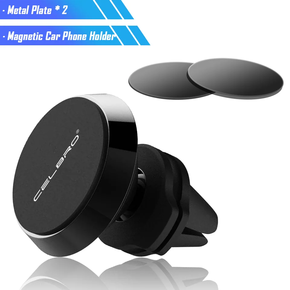 Car Phone Holder Магнитный автомобильный держатель для телефона на вентиляционное отверстие, магнитный держатель для мобильного телефона, подставка в машину, крепление для телефона, универсальный автомобильный держатель для сотового телефона - Цвет: Car Phone Holder