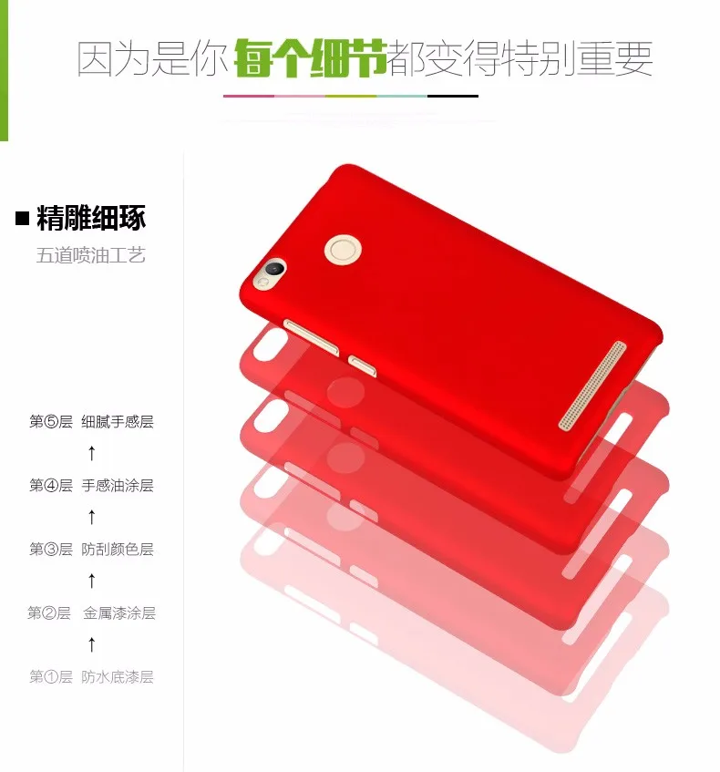 Xiaomi Redmi 3 s Чехол пластиковый жесткий компьютер чехол для Xiaomi Redmi 3x Чехол чехол 3 x Высокое Качество Xiaomi Redmi 3 pro prime чехол
