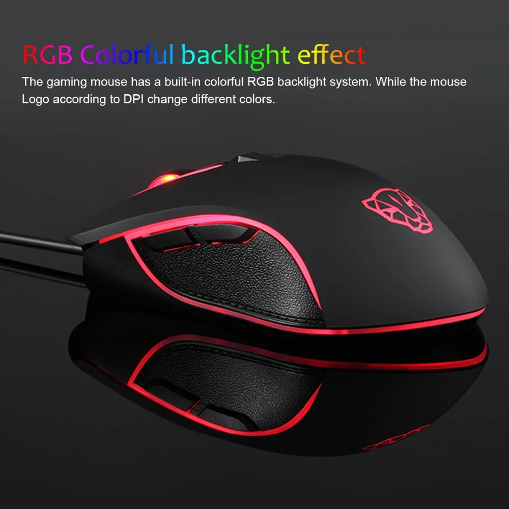 Motospeed CK888 механическая клавиатура RGB подсветка светодиодный USB Проводная клавиатура мышь набор с кабелем 1,8 м для компьютера Pro Gamer