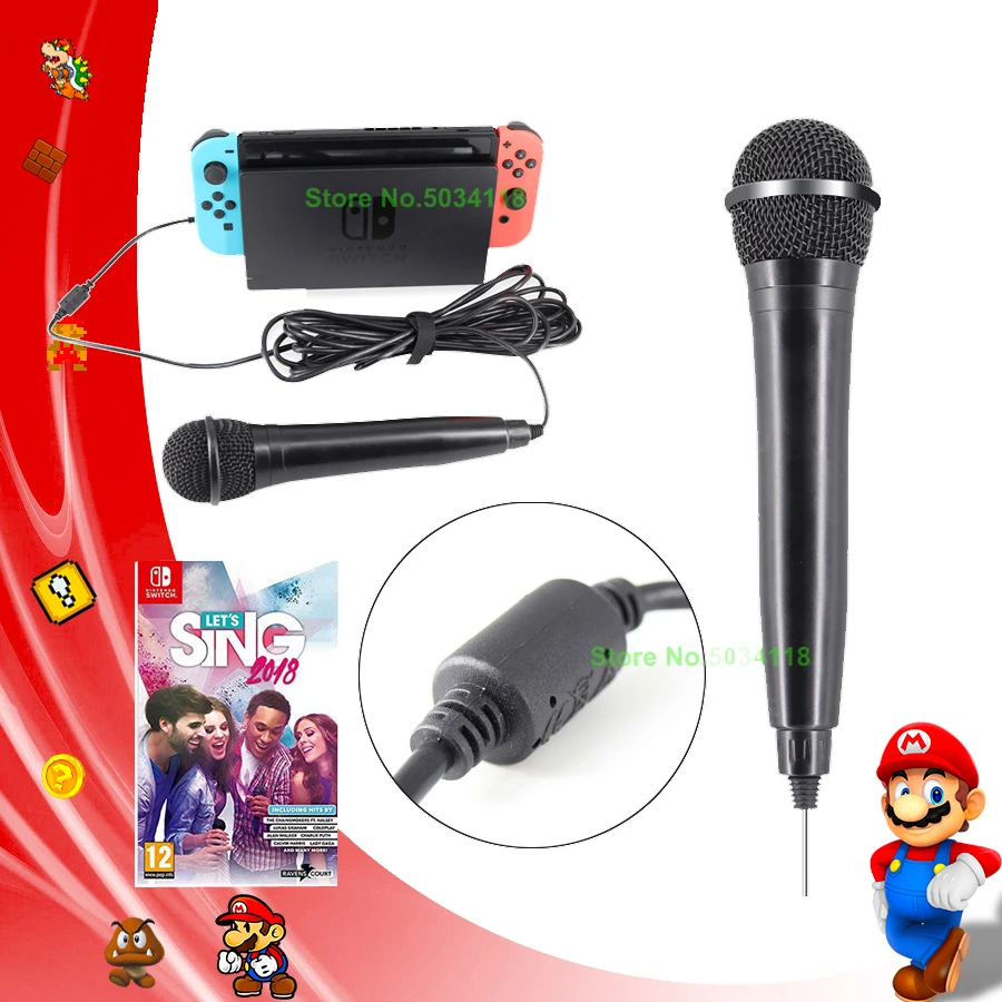 Проводный usb-микрофон 3 м для Nintendo doswitch DOS PS4 PC Аксессуары игр | Электроника