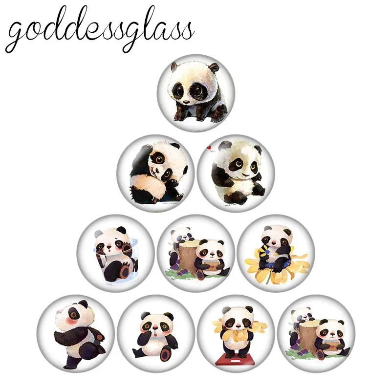 Новый прекрасный мультфильм Животные Смешанные 10 шт. 12 мм/18 мм/20 мм/25 мм кабошоны