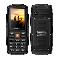 Black VKworld, камень, V3, мобильный телефон, водонепроницаемый, IP68, 2,4 дюймов, FM радио, 3 sim-карты, светодиодный фонарик, GSM, русская клавиатура, сотовые телефоны - Цвет: Black