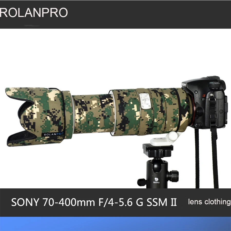 

Камуфляжный чехол для объектива Sony 70-400 мм F/4-5,6G SSM II