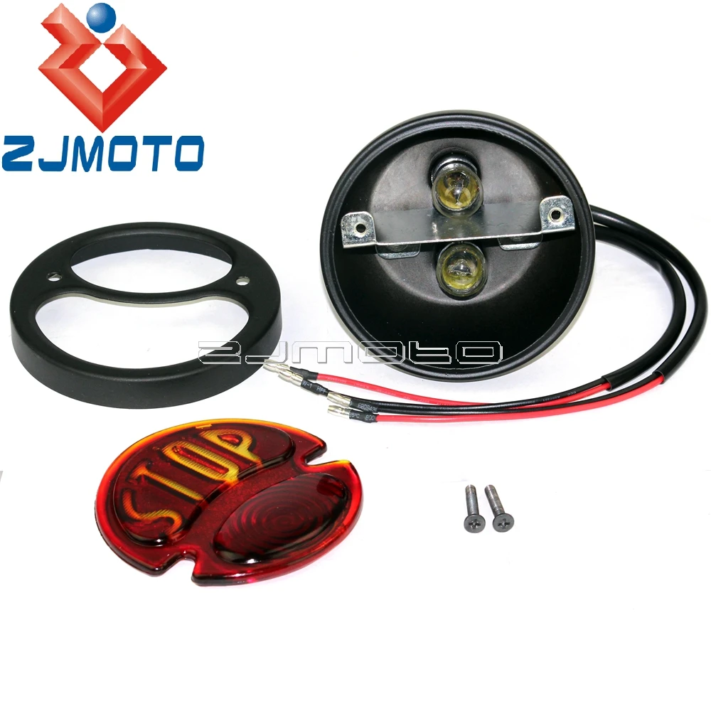 

Motorcycle Stop Brake Tail Light Tail Lamp Rear Tail Light Cafe Racer Chopper Rear Brake Lamp Cruiser Bobber Tail Light
