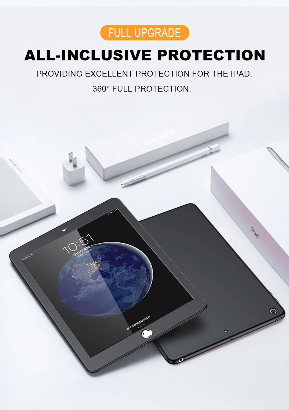 360 полный защитный чехол для iPad mini 5 7," Funda со стеклом ультра тонкий мягкий силиконовый чехол для iPad mini 1 2 3 4 Чехол