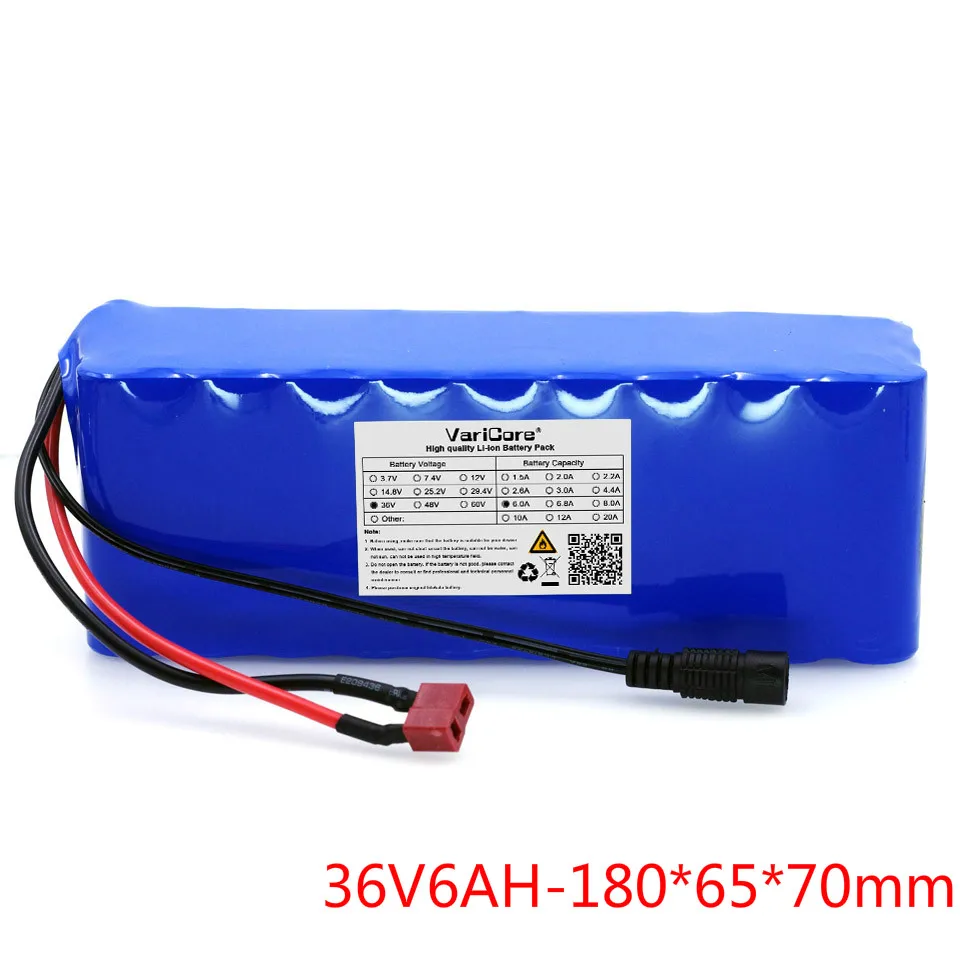 36 V 6Ah (10S3P) аккумуляторные батареи сменные велосипеды для электромобилей 42V