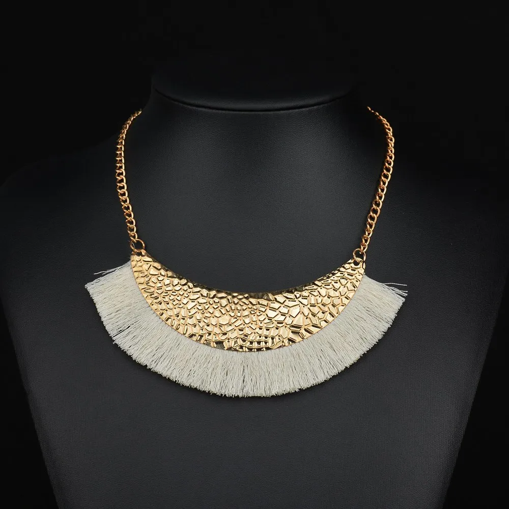 Женское Ожерелье с кисточками Terreau Kathy большие этнические богемные Длинные