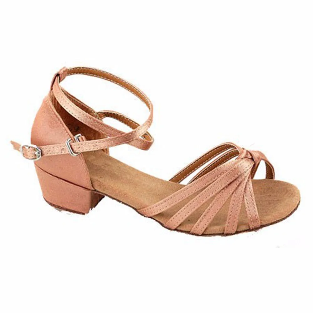 2018 новый дизайн леопардовая детская обувь для латинских танцев Детская