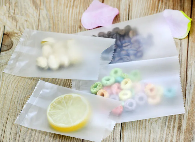 100 шт. матовый пластиковый пакет с открытым верхом термоизолирующие пакеты для