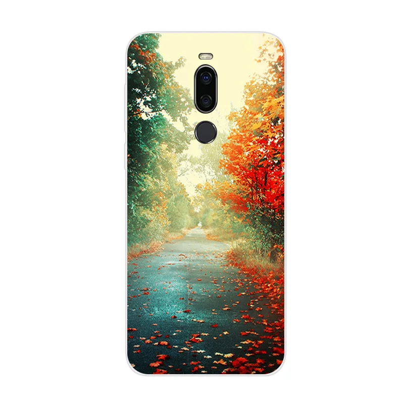 05 Чехол для Meizu X8 X 8, прозрачный гелевый мягкий чехол для телефона 6,2 дюйма для Meizu X8, Ультратонкий защитный чехол из ТПУ с рисунком земли - Цвет: 05