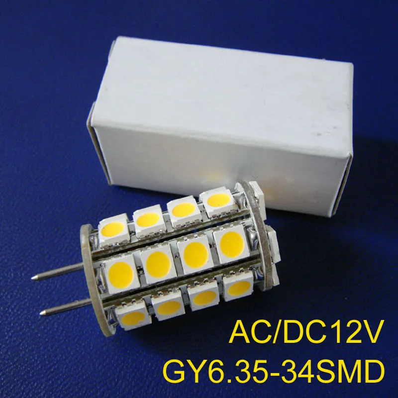 Высокое качество 5050 12В GY6.35 светодиодные лампы AC/DC12V led G6.35 свет (Бесплатная