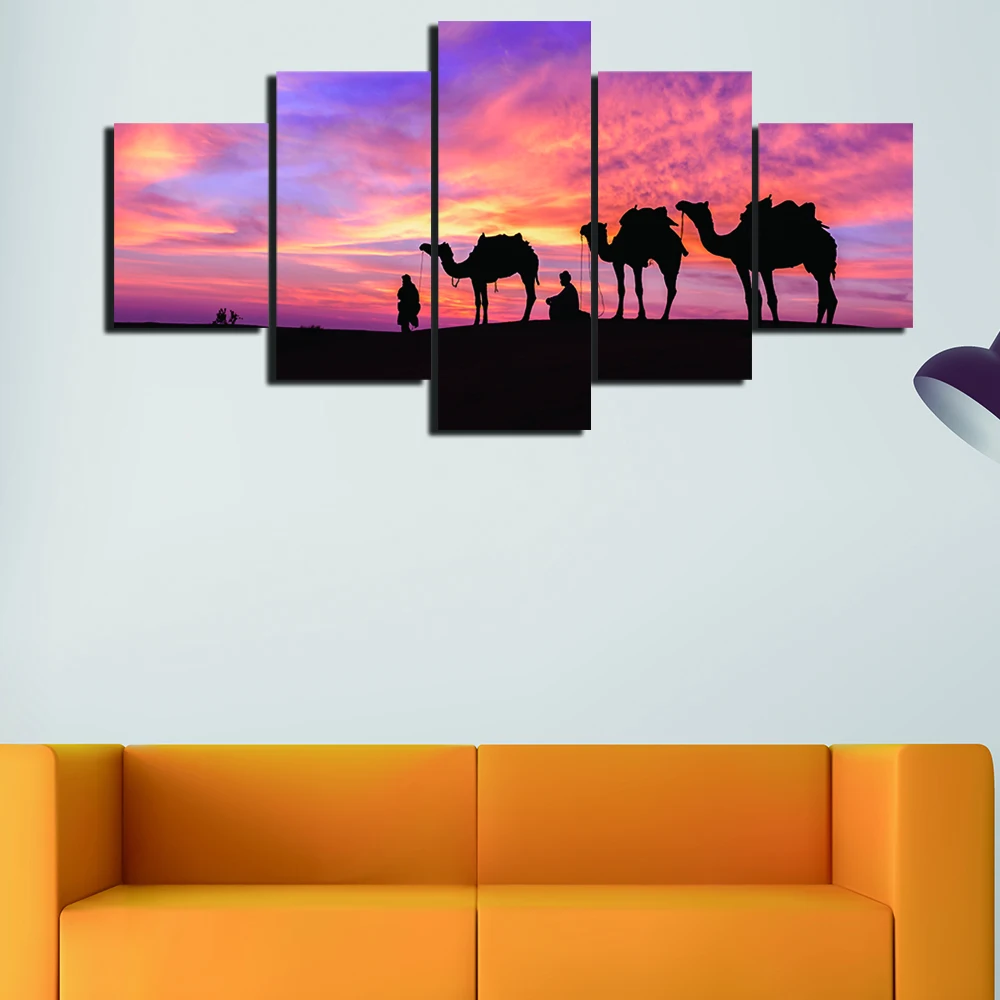 Фото Unframed 5 шт. современный Мекка мечеть плакат панно с принтами для Гостиная Дизайн и Unframed 5 шт. современный Мекка мечеть плакат панно с принтами для Гостиная Дизайн и